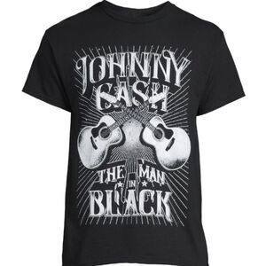 Johnny Cash The Man In Black S/S T-Shirt